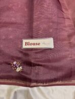 Clara (Embroidered Linen) - Wine - Image 4