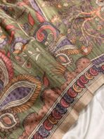 Kanika (Printed Semi Tussar) -  Green