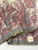 Rinita (Printed Chanderi) - Basil - Image 2