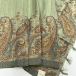 Rinita (Printed Chanderi) - Pastel green