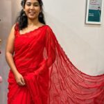 Zareen (Designer Georgette) - Red