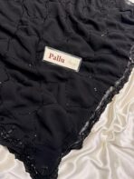 Zareen (Designer Georgette) - Black - Image 6