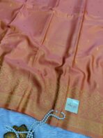 Kanikha (Banarasi soft silk) - Dusty pink