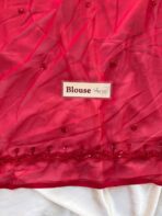 Zareen (Designer Georgette) - Red - Image 8