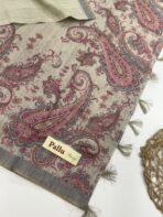 Rinita (Printed Chanderi) - Basil - Image 3