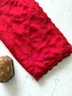Zareen (Designer Georgette) - Red - Image 3