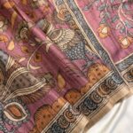 Kanika (Printed Semi Tussar) -  Rose