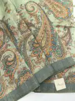 Rinita (Printed Chanderi) - Pastel green - Image 2