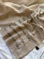 Clara (Embroidered Tissue) - Soft gold - Image 4