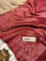 Lakshmi (Semi silk) - Gold Ivory - Image 4