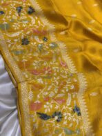 Aaradhana (Paithani Heritage silk) - Golden Mustard - Image 3
