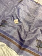Vanvriti (Semi Tussar) - Lavender - Image 2