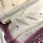 Clara (Embroidered Linen) - Wine
