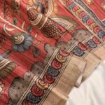 Kanika (Printed Semi Tussar) -  Orange