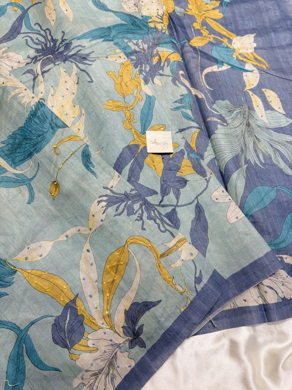 e9321489-f1f8-4cf8-b7d4-393473a77a4c Taashi (Linen blend) - Indigo blue - Image 1