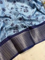 Smrithi (Dola silk) - True blue - Image 2
