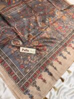 Kanika (Printed Semi Tussar) -   Grey - Image 4