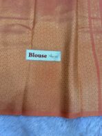 Kanikha (Banarasi soft silk) - Dusty pink - Image 5