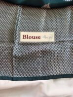 Shyamala (Banarasi silk blend) - Regal Teal - Image 5