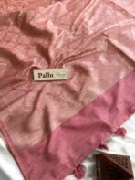 Hamsini (Banarasi brocade silk) - Rose - Image 4
