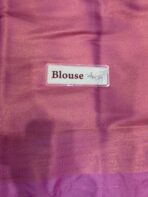 Devi (Banarasi soft silk) - Dusty Rose - Image 3