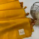 Devi (Banarasi soft silk) - Sunshine yellow