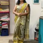 Sukhi (saree) - Silver & Gold