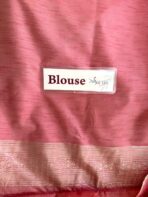 Hamsini (Banarasi brocade silk) - Peach - Image 5