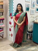 Kamakshi (Soft silk) - Ruby red