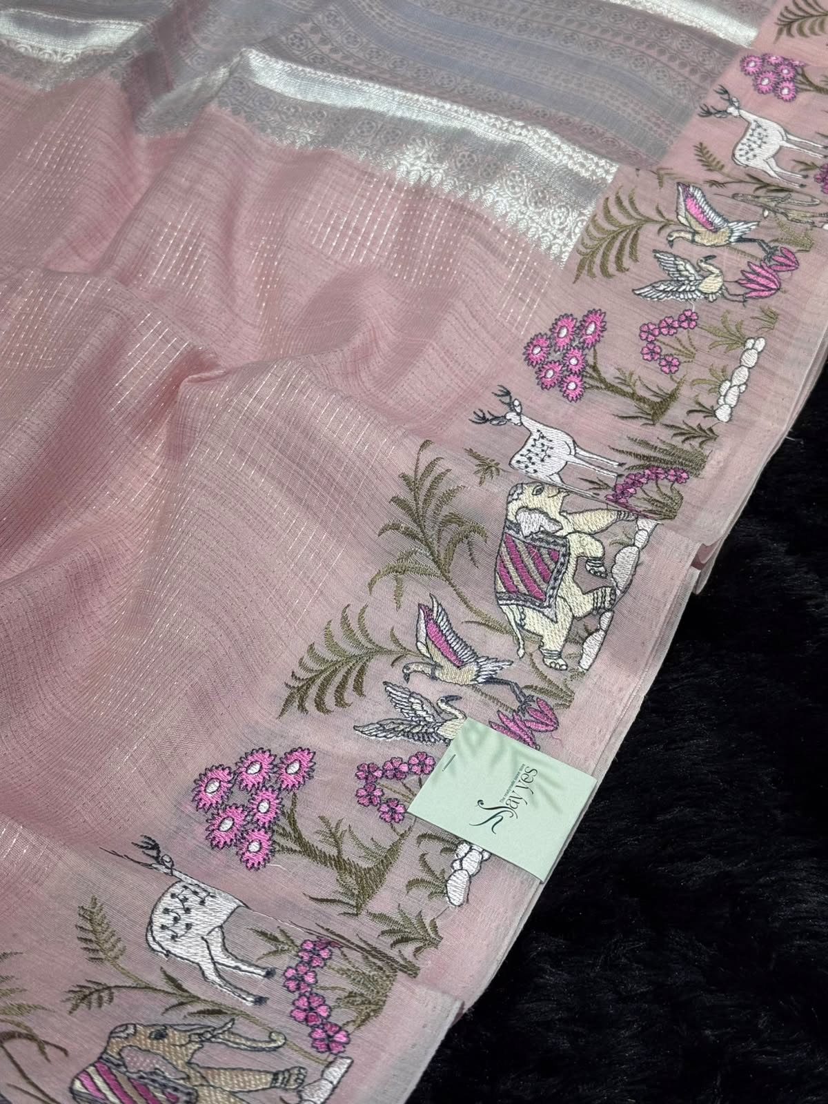 4b7160e7-9387-4de6-938c-67da0d030e7a Panchatantra (Kora silk) - Baby pink - Image 1