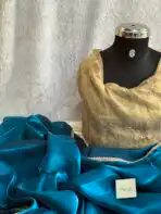 Glam gala (The Space silk edit) - Peacock blue - Image 3
