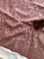 Hamsini (Banarasi brocade silk) - Magenta - Image 3