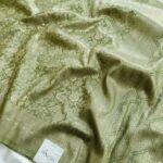 Hamsini (Banarasi brocade silk) -  Pista Green