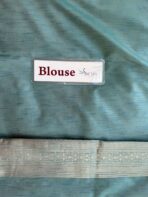 Hamsini (Banarasi brocade silk) - Turquoise - Image 5