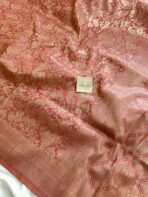 Hamsini (Banarasi brocade silk) - Peach