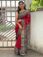 Liora ( Marshmallow Georgette) - Maroon