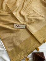 Hamsini (Banarasi brocade silk) - Mustard - Image 4