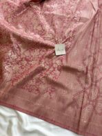 Hamsini (Banarasi brocade silk) - Rose