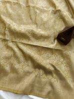 Hamsini (Banarasi brocade silk) - Mustard - Image 3