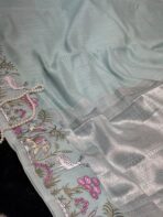 Panchatantra (Kora silk) - Pastel blue - Image 3