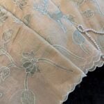 Vanam (Pure Organza) - Sage Ivory