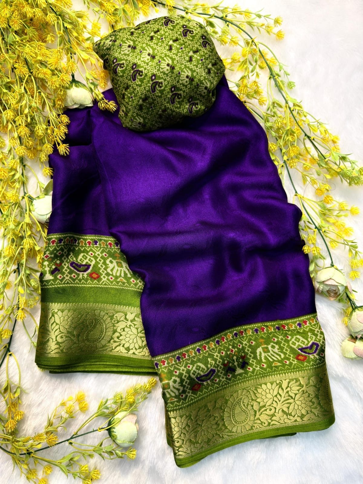 ad15013f-28ad-4cab-9a3e-e1b5cd6c6a0f Liora ( Marshmallow Georgette) - Violet - Image 1