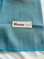 Devi (Banarasi soft silk) - Blue - Image 3