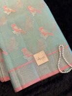 Kuruvigal (Pure Kota Tissue) - Baby blue - Image 2