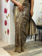 Devyani (Soft silk) - Brown - Image 5