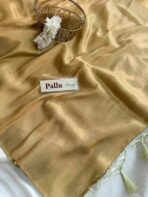 Devi (Banarasi soft silk) - Pista green - Image 2