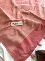 Hamsini (Banarasi brocade silk) - Peach - Image 4
