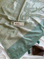 Hamsini (Banarasi brocade silk) - Mint - Image 3
