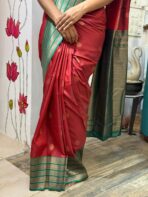 Kamakshi (Soft silk) - Ruby red - Image 7