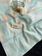 The Tulips (Silk cotton) - Baby blue - Image 3